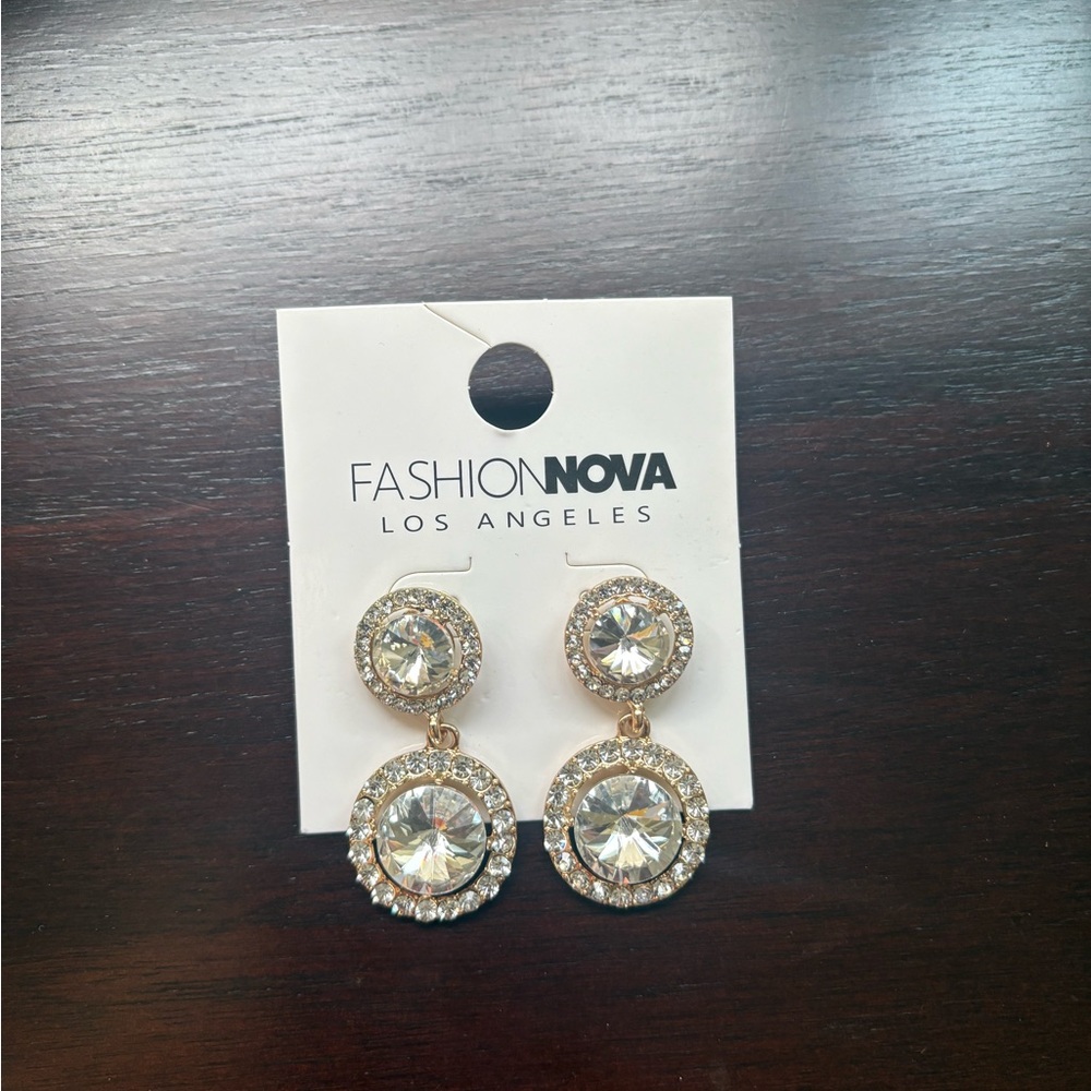 Fashion Nova Gold and Silver Earrings